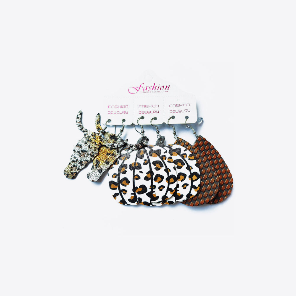 PU Earrings Set