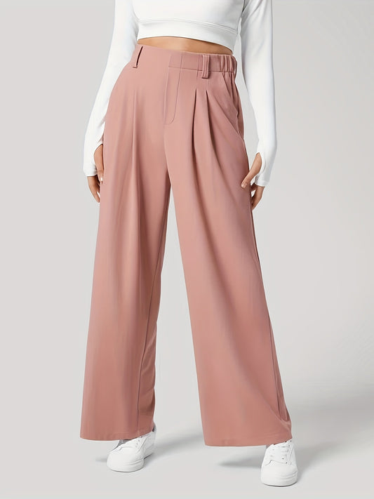 Wide Leg Pants with Pockets